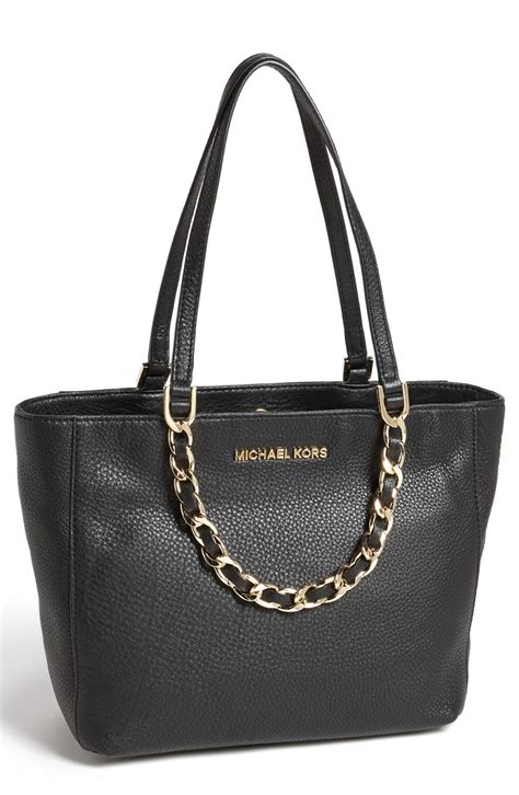 michael kors harper black medium tote bag|Michael Kors bag tote sale.